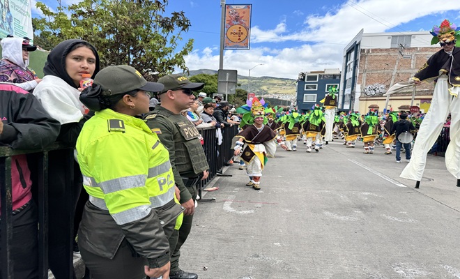 La Polic&iacute;a Nacional de Colombia garantiza seguridad y convivencia en este homenaje cultural a la Madre Tierra 
