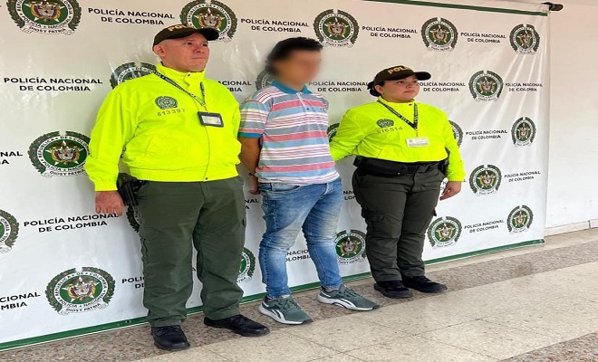 Policía logra la captura de "El baby" por el delito de acceso carnal abusivo agravado con menor de 14 años de edad
