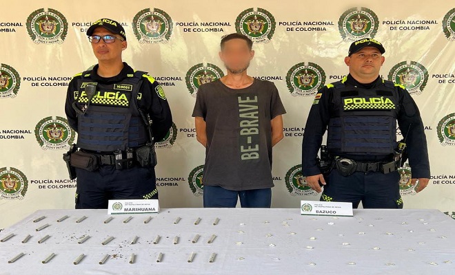 Policía Nacional, de frente contra el tráfico de estupefacientes en Neiva