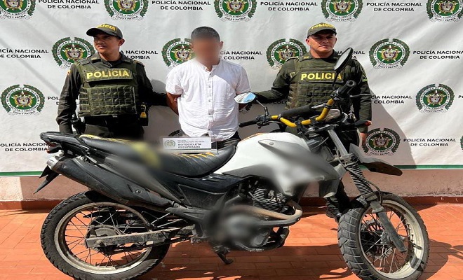 Policía Nacional Captura a “Pachito” por el delito de receptación.