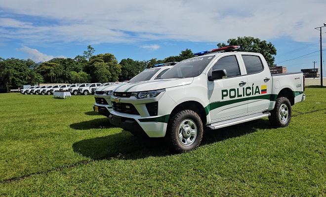 Vehículos adquiridos para las diferentes especialidades