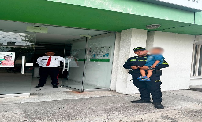 rescatado menor de 3 años  por polic&iacute;a