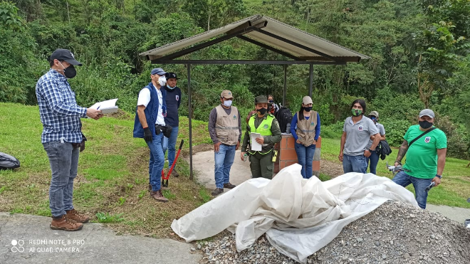El grupo de protección ambiental en Manizales logro la recuperación de 1.5 hectáreas de predio del eco parque los yarumos Las acciones de control se desarrollaron en la vereda el rosal