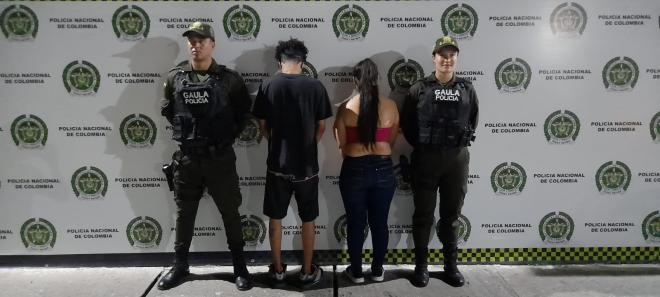 El GAULA de la Policía Valle captura a una joven por el delito de extorsión en el Valle del Cauca.