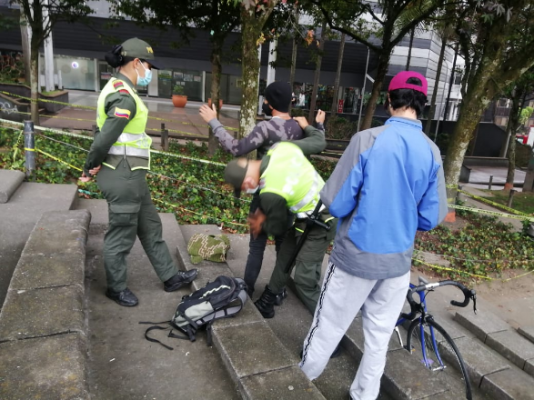 70 personas fueron trasladadas al STP y 16 capturados Balance fin de semana en Manizales y Villamaría