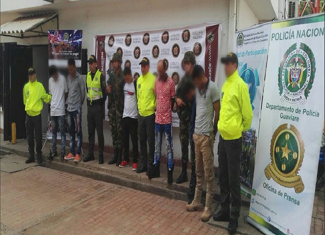 En el Guaviare “El que la hace la paga” desarticulamos banda delincuencial “LOS RASPAOS” Logramos la captura de seis presuntos integrantes de esta banda.
