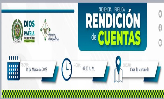 Rendición de cuentas vigencia 2022
