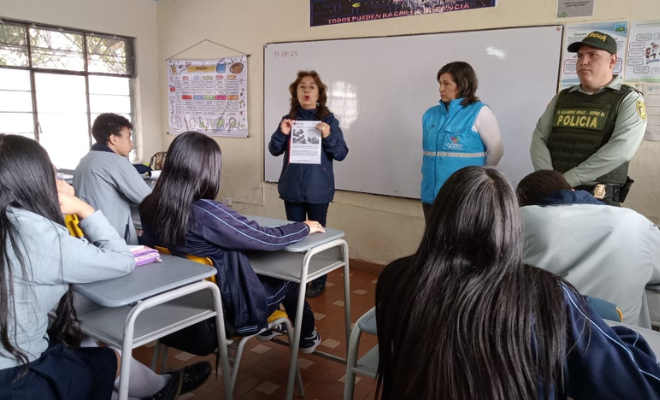 Acompañamiento a diferentes instituciones educativas