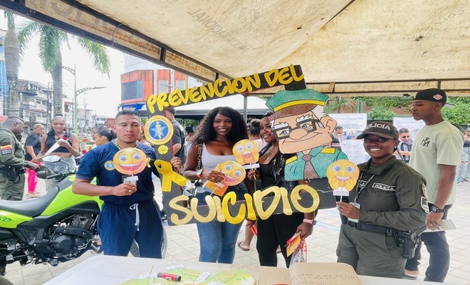 Policías y comunidad realizan en Tumaco jornada preventiva contra el homicidio 