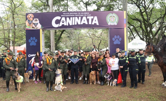 inicio de la caninata en cali
