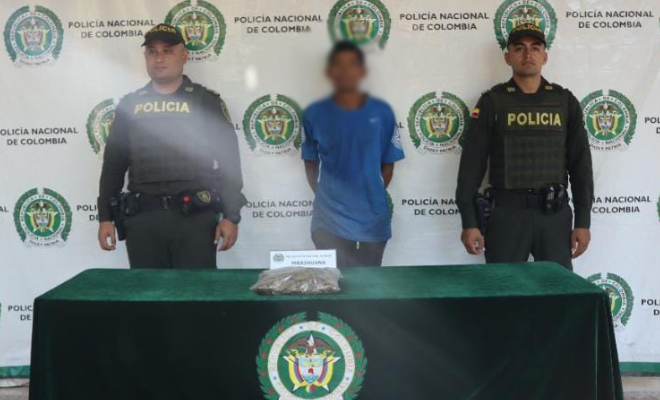 Capturado por trafico de estupefacientes