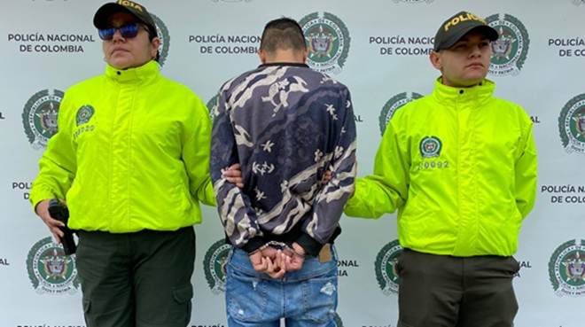 "Arenas", recurrente actor delincuencial, fue capturado por orden judicial