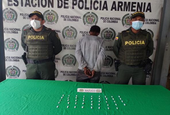 Capturado hombre con cocaína