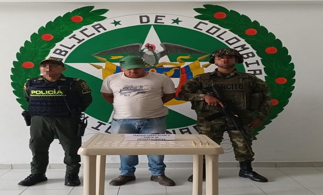Capturado en el Carmen de Atrato por porte y tráfico de estupefacientes