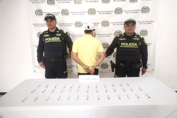 Capturado en Rivera con 38 cigarrillos de marihuana durante operativo policial