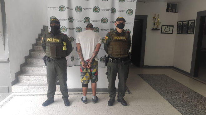 Era requerido mediante orden judicial Por concierto para delinquir y tráfico de estupefacientes, capturamos a un ciudadano en Villamaría