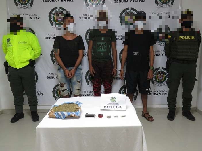 En el Magdalena Medio capturamos a tres integrantes del grupo delincuencial  “Los Arcángel”