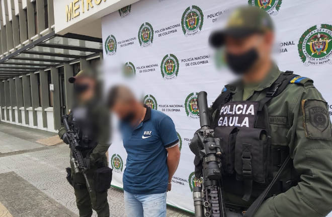 Mauricio era considerado como el segundo al mando de la organización “los del Paramo”  Cayó por el delito de extorsión “Mauricio”, integrante de “los del páramo”