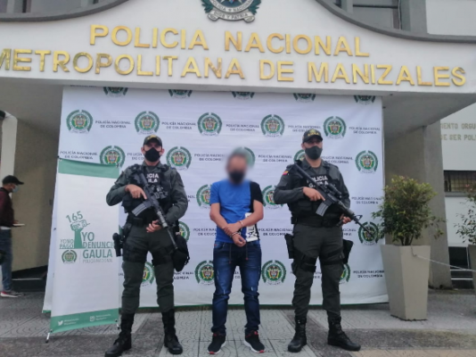Delinquía en límites entre el Tolima y Manizales   La Policía metropolitana de Manizales captura al terror de la extorsión