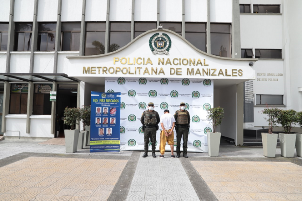 Capturado uno de los más buscados en la ciudad de Manizales Capturado por homicidio