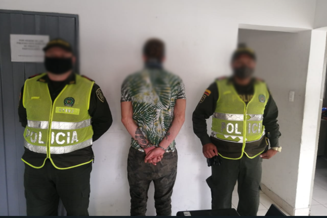 La captura se presentó en el barrio el nevado Capturamos en flagrancia a “Víctor” por hurto calificado