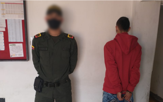 En lo corrido del año 164 personas han sido capturados por este delito Capturamos un hombre de 19 años  y aprehendimos un adolescente por hurto