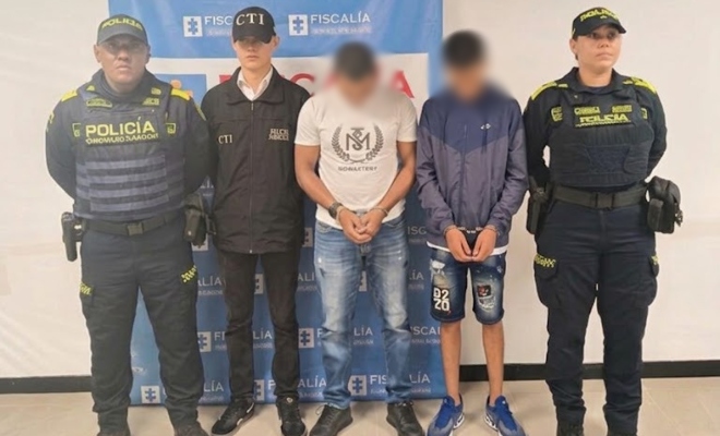 Dos funcionarios de la Polic&iacute;a, un funcionario del CTI, y dos capturados.