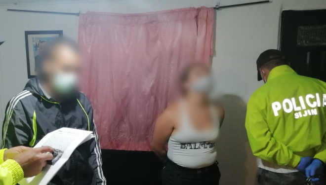 Mediante diligencia de allanamiento y registro capturamos a dos personas por tráfico de estupefacientes Mediante  diligencia de allanamiento y registro fueron capturados “Ladrillo” y “Luz” por tráfico de estupefacientes