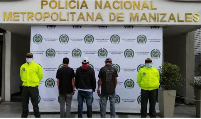 Desarticulamos un grupo de delincuencia común denominado "link”. Capturamos tres presuntos expendedores de alucinógenos en Manizales