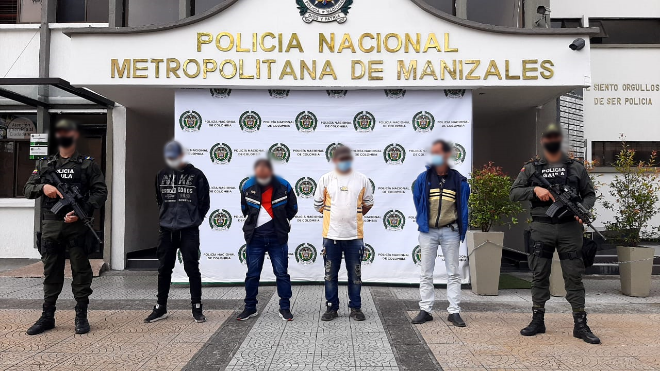 Se hacían pasar como miembros del ELN “bolcheviques del Líbano Tolima” Cayeron cuatro presuntos integrantes  del grupo de delincuencia común organizada autodenominada “Los del páramo fase II”