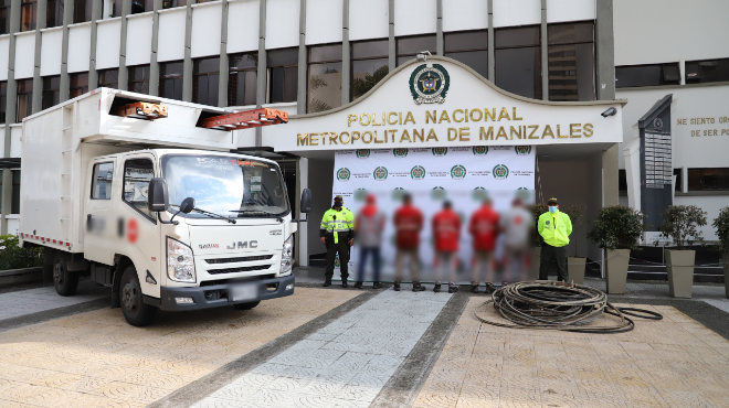 Capturados cinco hombres por Hurto Capturados cinco hombres por el delito de hurto