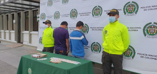 Los hechos se presentaron en la vereda Gallinazo Por hurto calificado y agravado fueron capturados dos hombres conocidos como “José” y “Ariel”
