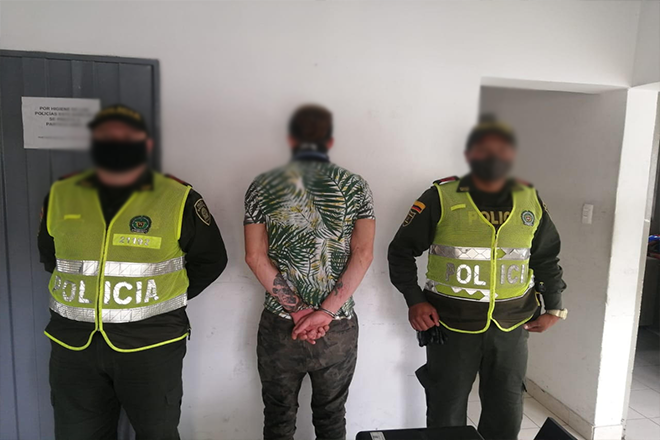 La captura se presentó en el barrio el nevado capturamos en flagrancia a “Víctor” por hurto calificado