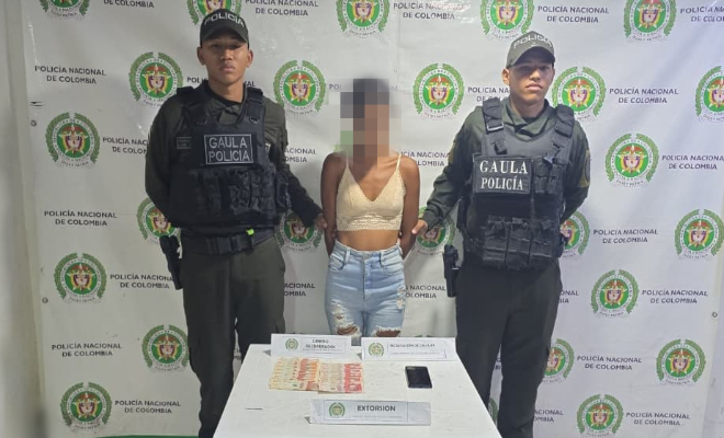 Capturada en flagrancia mujer de 22 a&ntilde;os