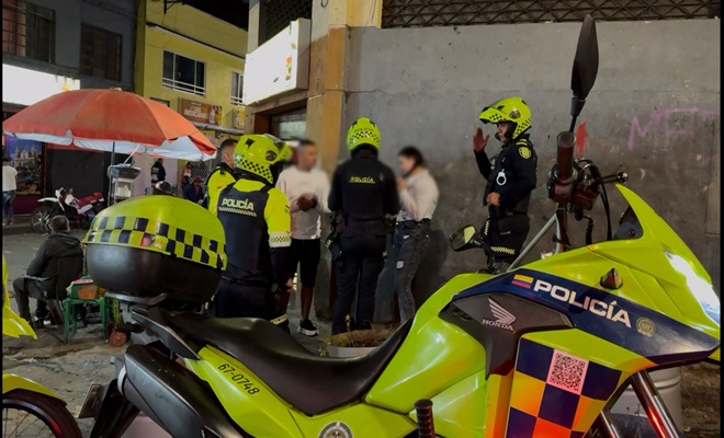 Policía refuerza la seguridad en Manizales