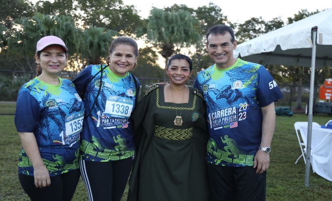 Primera carrera atlética en homenaje a los Policías de Colombia