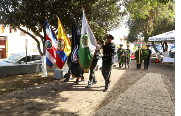 Costa Rica rinde homenaje a nuestros cadetes fallecidos 