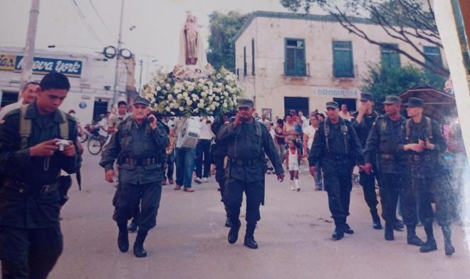 'Cumbamba' en sus inicios en la policía