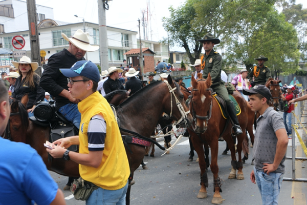 Policía garantizará la seguridad en la cabalgata  Policía garantizará la seguridad en la cabalgata de la feria de Manizales