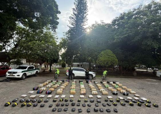 Incautados 425 kilogramos de marihuana tipo “creepy” en operativo policial en Palmira