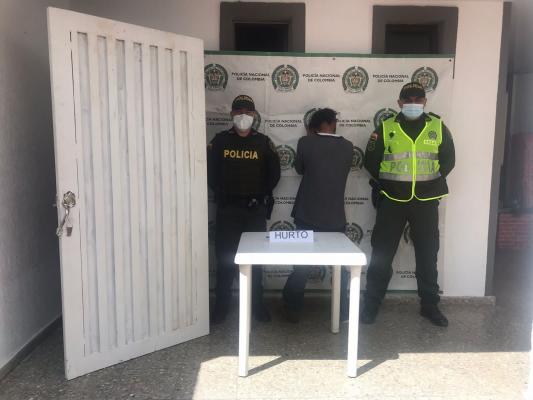 captura de un sujeto de 35 años de edad