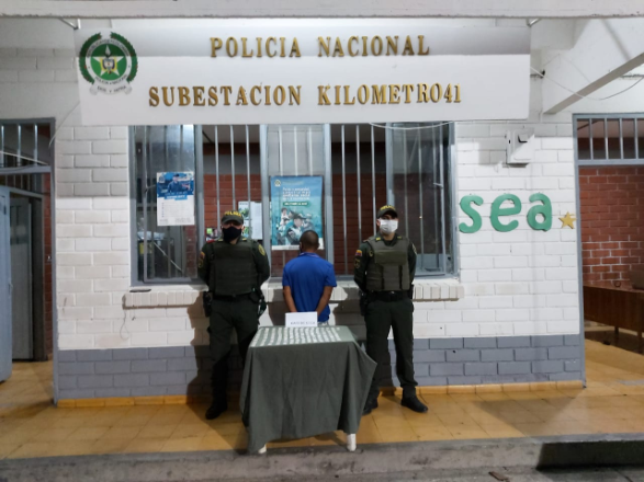 200 dosis de estupefaciente, fueron incautadas en zona rural del kilómetro 41 En la lucha frontal contra el tráfico de estupefacientes en pequeñas cantidades