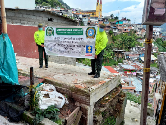 fueron tres inmuebles y dos muebles que habrían sido adquiridos con recursos del microtráfico Extinción de dominio a bienes avaluados en $690.000.000