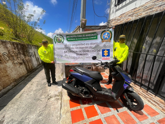 Realizamos extinción de dominio afectando las finanzas del grupo de delincuencia común organizado conocido como “Sierra” en Manizales Realizamos extinción de dominio afectando las finanzas del grupo de delincuencia común organizado conocido como “Sierra”