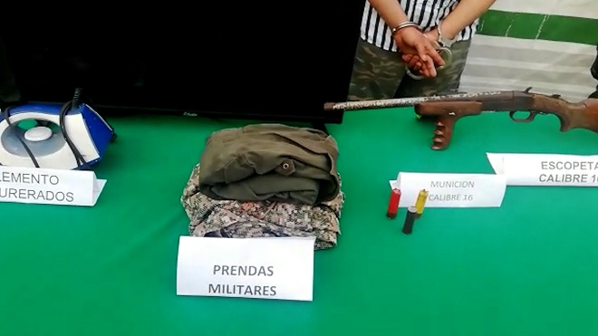 Elementos incautados