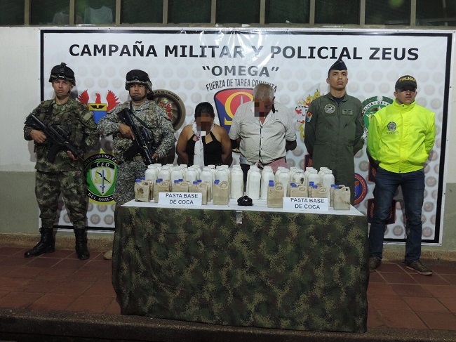 Golpe contundente contra el narcotráfico en el Guaviare