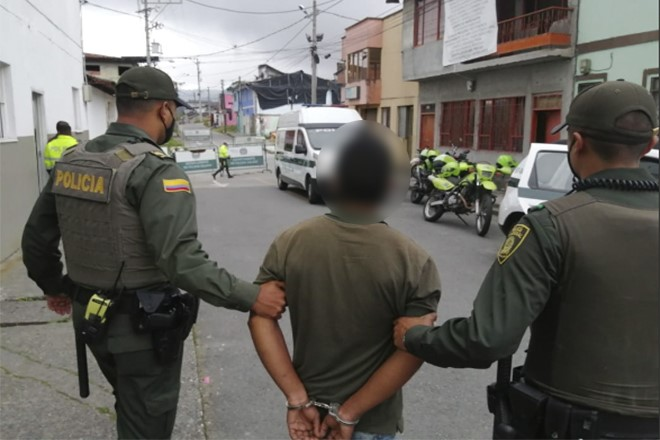 Rápida reacción Policial permitió la captura de este ciudadano Un hombre fue capturado como presunto responsable de homicidio
