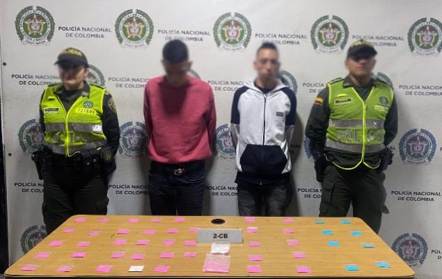 Capturados con estupefacientes en el corregimiento de Combia 