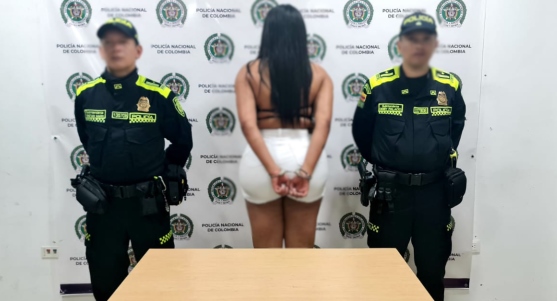 Es capturada con orden judicial una mujer por varios delitos en el área metropolitana de Pereira  La persona capturada ejercía su laborar criminal en la ciudad de Medellín, pero se escondía en Pereira