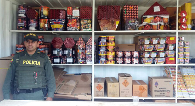 Más-de-dos toneladas-de-pólvora-incautó-la Policía Nacional-en-el-departamento-del-Meta